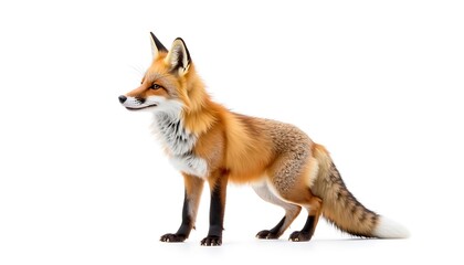 Obraz premium Red Fox: Elegant Profile, Wildlife Photography