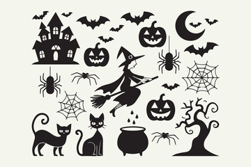 Obraz premium halloween ghost illustration vector