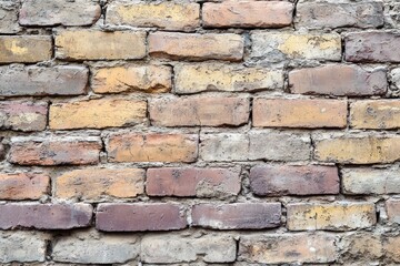 Fototapeta premium background of historic brick wall, unique rough textures for composition