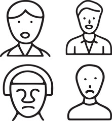 Four diverse human figure icons in multiple colors