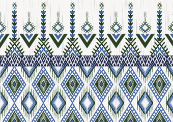 Ikat fabric abstract symbol aztec illustration geometric shape vector ethic nature indigenous tribal work background backdrop wallpaper print textile clothing fashion decoration.