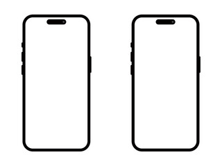 スマートフォンのモックアップ