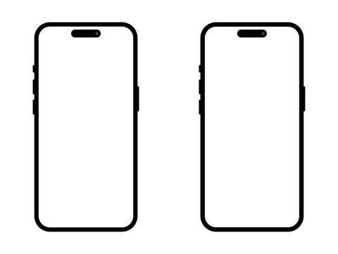 スマートフォンのモックアップ