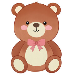 teddy bear with a gift