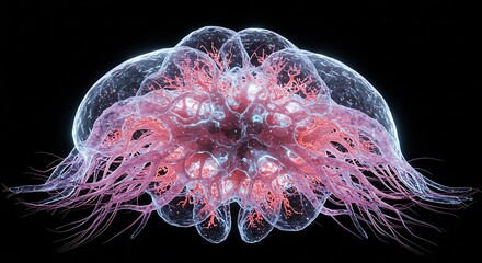 BioLuminescent Jellyfish: A Digital Art Piece