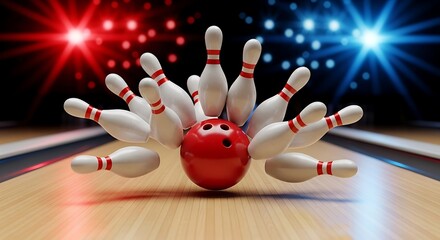 Bowling Strike: A Perfect Ten!