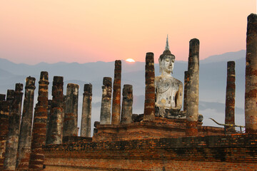 Sculpture ancient Buddha