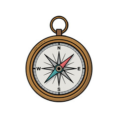 Vintage Compass with Classic Design and Directional Markings a Timeless Navigation Tool for Adventurers and Explorers
