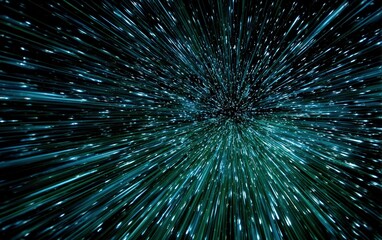 Abstract energy burst in electric blue and neon green with motion trails, creating a fast and powerful vibe ideal for sporty and motivational visuals.