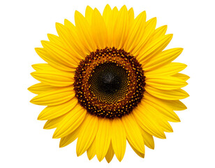 Obraz premium Realistic Sunflower Head with Texture Details 