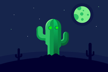 Cauldron with spooky symbols and glowing liquid Halloween brew vector illustration