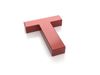 Car paint letter T