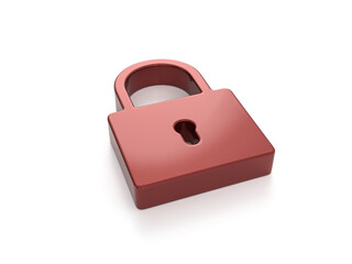 Car paint padlock symbol