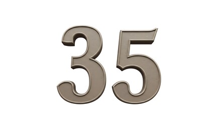 Three-dimensional number thirty-five.