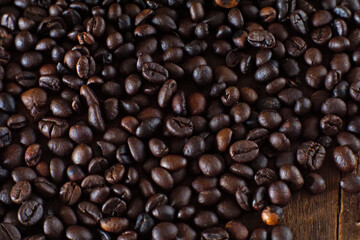Coffee beans background