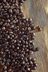 Coffee beans background