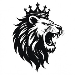 Fototapeta premium lion head vector macot logo