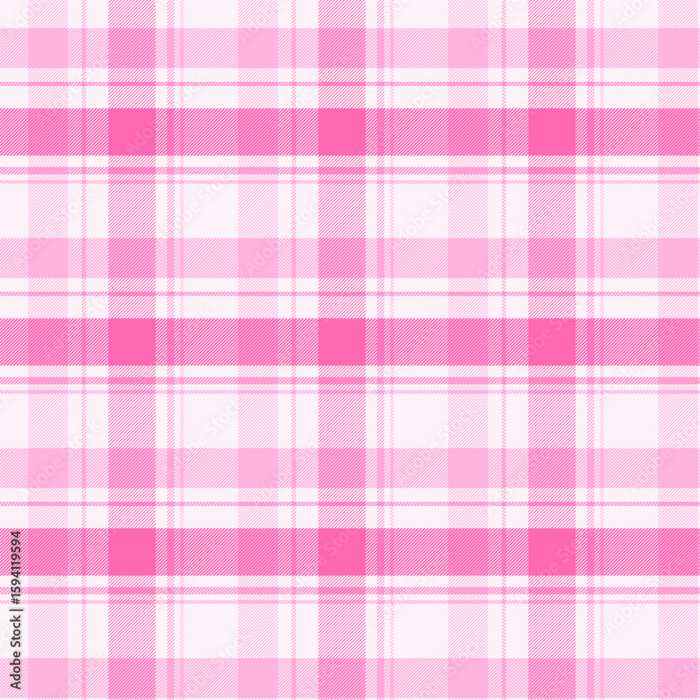 Canvas Prints pink plaid pattern with twill weave .tartan check seamless pattern.vector illustration geometric bac
