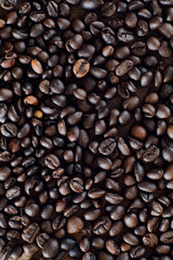 Coffee beans background