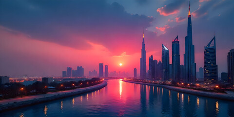 Fototapeta premium modern office buildings