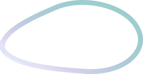 Futuristic Curved Line Icon Set – Electric Blue Gradient Stroke Outlines for Modern UI, Tech Branding, and Minimal Web Interfaces