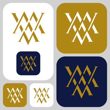 MWM elegant monogram letters are intertwined in a modern serif font. Blending classic luxury with contemporary design, this logo exudes sophistication, and timeless style, ideal for fashion, law firm.