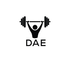 Classic Shield Logo with Stars and DAE Letters – Premium Badge or Security Brand Identity. DAE Letter Logo.
