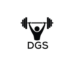 Classic Shield Logo with Stars and DGS Letters – Premium Badge or Security Brand Identity. DGS Letter Logo.
