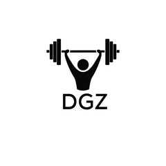 Classic Shield Logo with Stars and DGZ Letters – Premium Badge or Security Brand Identity. DGZ Letter Logo.
