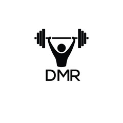 Classic Shield Logo with Stars and DMR Letters – Premium Badge or Security Brand Identity. DMR Letter Logo.
