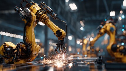 Revolutionizing production with robotic precision and sparking innovation in a cutting edge factory