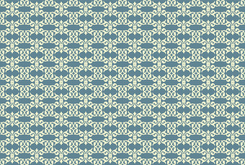 A repeating pattern of floral designs
