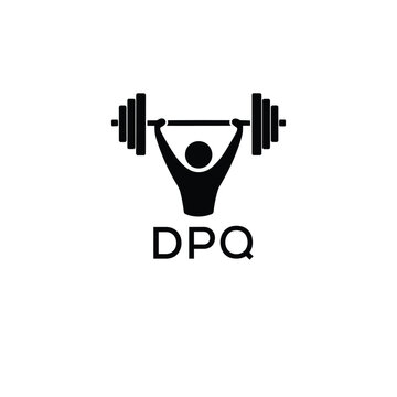 Classic Shield Logo with Stars and DPQ Letters &ndash; Premium Badge or Security Brand Identity. DPQ Letter Logo.
