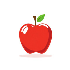 Obraz premium Vibrant Apple Graphic A Fresh and Appealing Design for Healthy Living and Nutrition Concepts