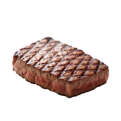 Grilled Steak with Steam Rising Perfectly Cooked.