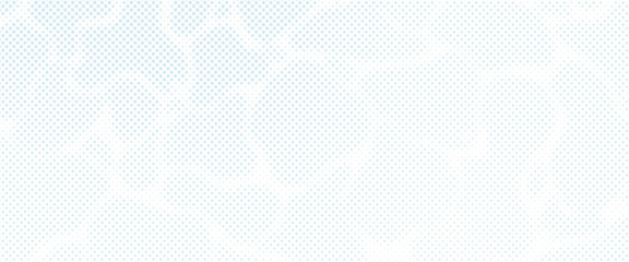 Halftone wave lines texture. White dotted stripes on light blue background. Warped and curved lines wallpaper. Sea water or air wind concept. Vector design template