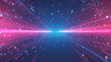 Obraz premium Hyper-speed Light Tunnel