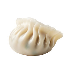 Single Steamed Dumpling Pleated Light Beige.