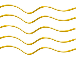 Gold wave  on Transparent Background
