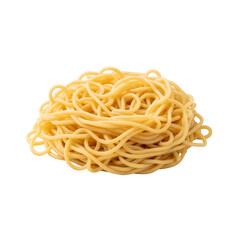 Pile of Uncooked Spaghetti Noodles.