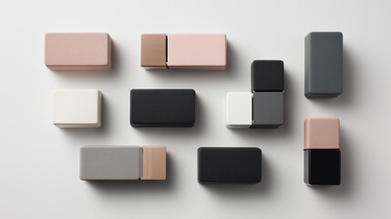 set of black and white