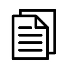 Paper icon design template SVG