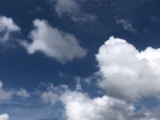 blue sky with clouds