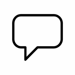 Fototapeta premium Chat Message Bubble Icon
