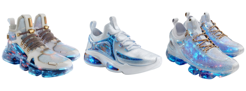 Stylish Transparent Sneakers with Chic Design and Unique Colors