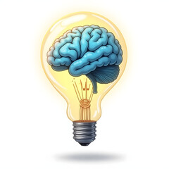 idea of creativity that shows the human brain image