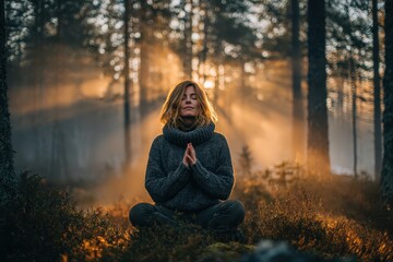 Forest meditation practice