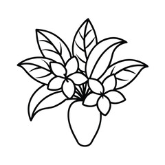 Fototapeta premium vector illustration of a flower