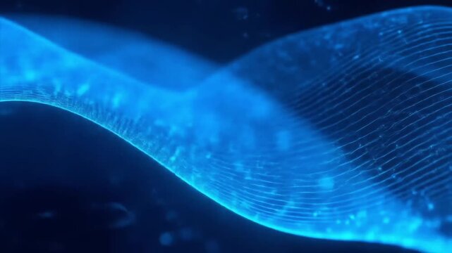 Digital Blue Wave with Network Connections