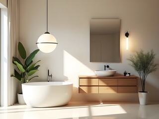 Refined Modern Bathroom with Minimalist Charm